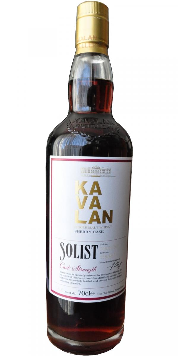 KAVALAN SOLIST 750ml 58.6% カバラン　ソリスト Kavalan Solist 8Y 58.6 % Oloroso Sherry Cask - Whiskyshop