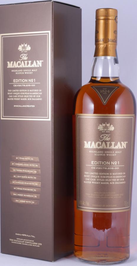 Macallan Edition No. 1 48.0% 750ml - Rare Vintage Whisky
