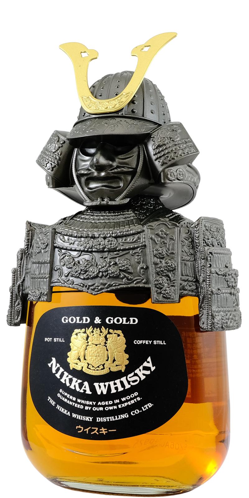 選ぶなら Bottle Samurai Gold & Gold Nikka 43.0% Whisky Vintage Rare - ウイスキー