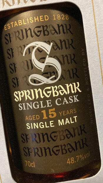 Springbank Single Cask