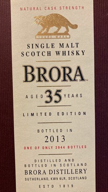 Wanneer is Brora gesloten