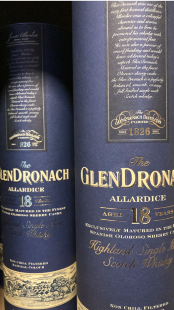 Glendronach 18Y Allardice