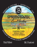 Springbank Local Barley 8Y 58.1% 2024