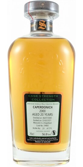 Caperdonich 20Y Signatory Vintage 56.8 % 2000 