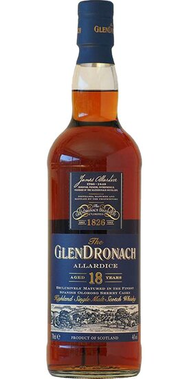 Glendronach 18Y Allardice 46.0 % 2019