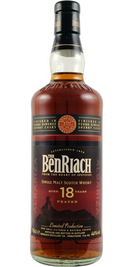 BenRiach 18Y 46.0 % Albariza