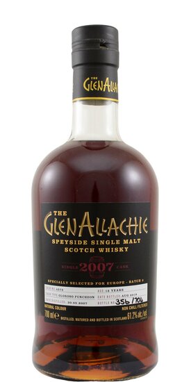 Glenallachie 12Y Single Cask for Europe Batch 2 61.2 % 2007