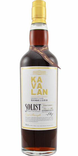 Kavalan Solist 58.6 % Oloroso Sherry Cask