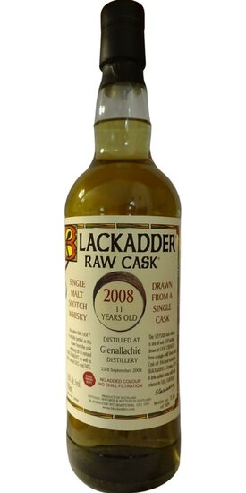 Glenallachie 11Y Raw Cask Blackadder 63.0 % 2008