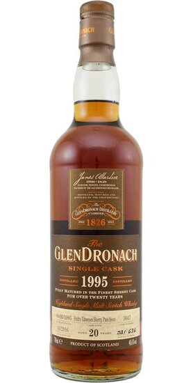 Glendronach 20Y Single Cask Batch 13 48.6 % 1995