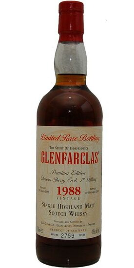 Glenfarclas 12Y Limited Rare Bottling 43.0 % 1988