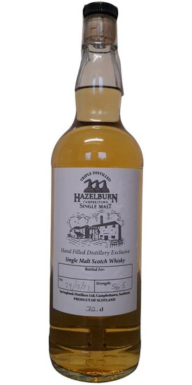 Hazelburn Hand Filled Distillery Exclusive 56.5 % 