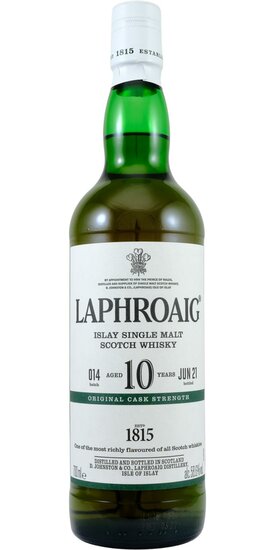 Laphroaig 10Y Cask Strength 58.6 % Batch 14