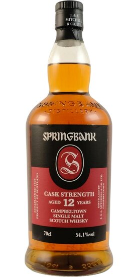 Springbank 12Y Cask Strength 54.1% Batch 24