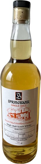 Springbank Hand Filled Distillery Exclusive 57.6 %