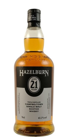 Hazelburn 21Y 43.2 %
