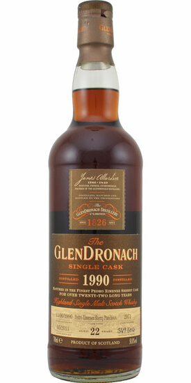 Glendronach 22Y 50.8 % 1990 Batch 8