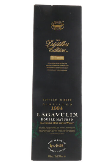 Lagavulin 1994 The Distillers Edition 4/498 43.0% 