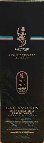 Lagavulin 2000 The Distillers Edition 4/505 43.0%