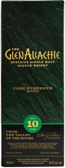 Glenallachie Cask Strength 58.2 % 10Y Batch 3