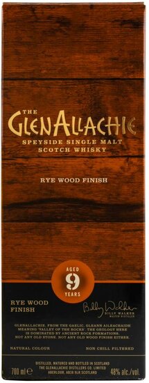 Glenallachie 9Y Rye Wood Finish 48.0 %