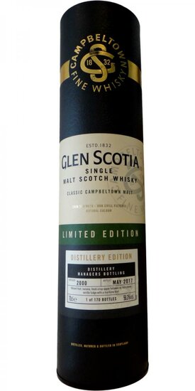 Glen Scotia 16Y 58.3 % 2000 Managers Bottling