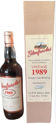 Glenfarclas 15Y for Fisser Brouwerij 60.2 % 1989