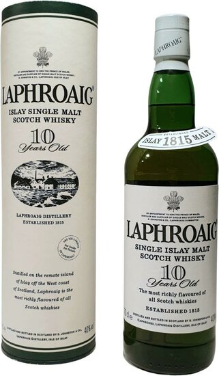 Laphroaig 10Y bottled Neck Label Islay 1815 malt 40.0 %