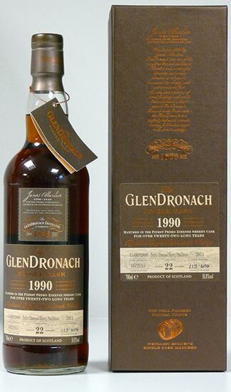 Glendronach 22Y 50.8 % 1990 Batch 8