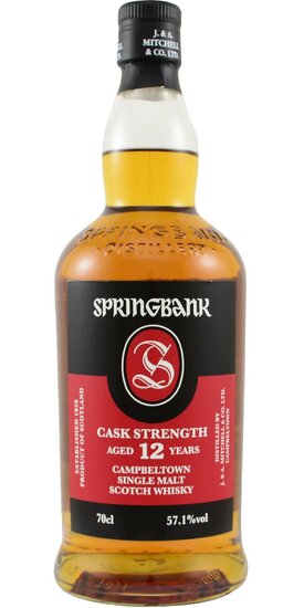 Springbank 12Y Cask Strength 57.1% Batch 19