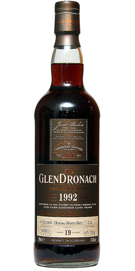 Glendronach 19Y Batch 7 1992 57.8%