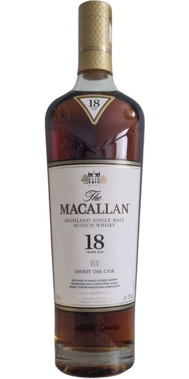 Macallan 18Y Sherry Cask 2022 43.0%