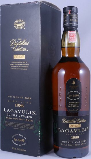 Lagavulin 1986 The Distillers Edition lgv.4/490 43.0%