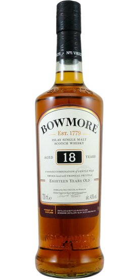 Sample 3cl Bowmore 18Y 43.0%