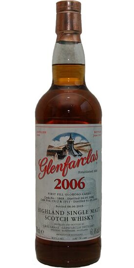 Sample 3cl Glenfarclas Oloroso 2006 61.4%