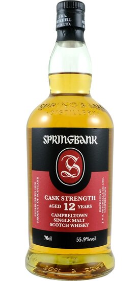 Springbank 12Y Cask Strength 55.9% Batch 23