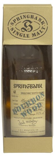 Springbank 12Y 1991 Bourbon 58.5%
