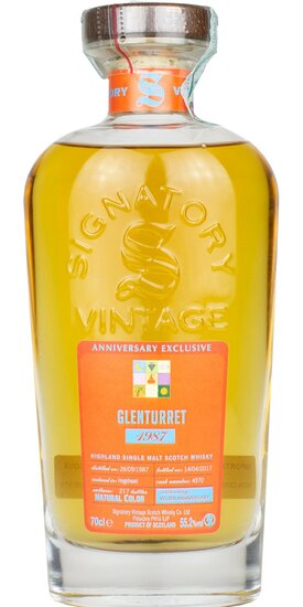 Glenturret 29Y Anniversary Exclusive 1987 Signatory Vintage 55.2%