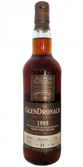 Glendronach 24Y Sherry Butt 1993 Single Cask 51.7% 
