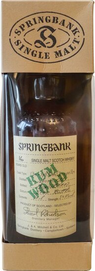 Springbank 16Y Rum wood 1991 54.2%