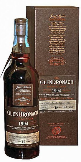 Glendronach 19Y Single Cask 53.8% 1994 Batch 10