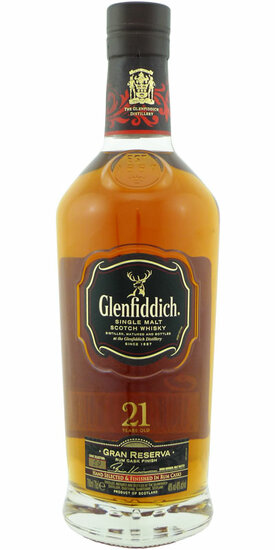 Glenfiddich 21Y Gran Reserva Rum Cask Finish 40.0% Batch 33