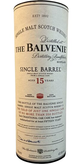 Balvenie 15Y Single Barrel 2012 47.8%