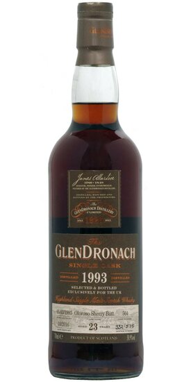 Glendronach 23Y 1993 Single Cask 58.9%