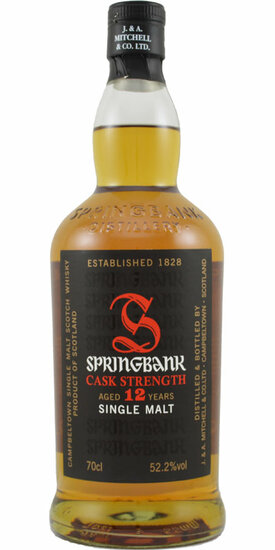 Springbank 12Y Cask Strength 52.2% Batch 5