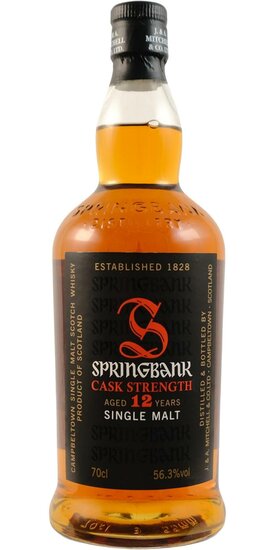 Springbank 12Y Cask Strength 56.3% Batch 13