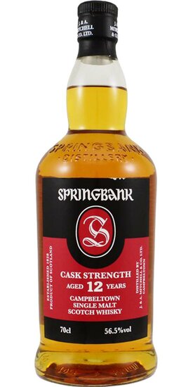 Springbank 12Y Cask Strength 56.5% Batch 15