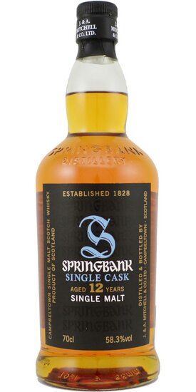 Sample 3cl Springbank 12Y Single Cask 58.3%