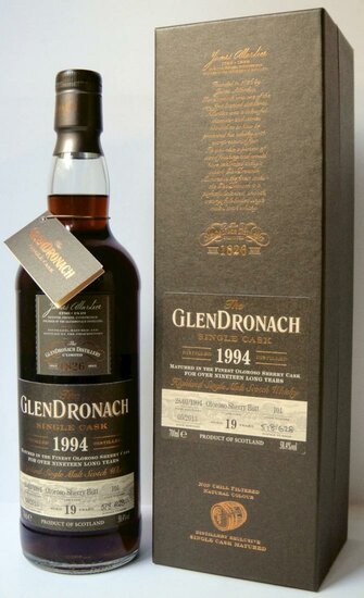 Glendronach 19Y Batch 8 1994 58.4%