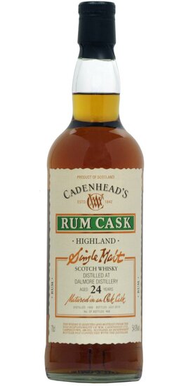 Dalmore 24Y Wood Range Rum Cask 1990 54.9%